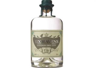 GIN SIXRAVENS LONDON DRY 50cl