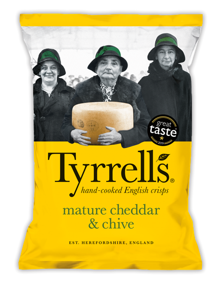 TYRRELS PATATINE CHEESE 40gr