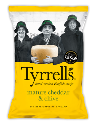 TYRRELS PATATINE CHEESE 40gr
