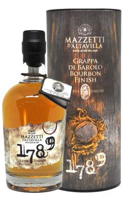 MAZZETTI 1789 GRAPPA di BAROLO BOURBON CASK FINISH 43° 50cl